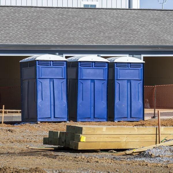 Heavy-duty construction site porta potty in Ganado, Arizona